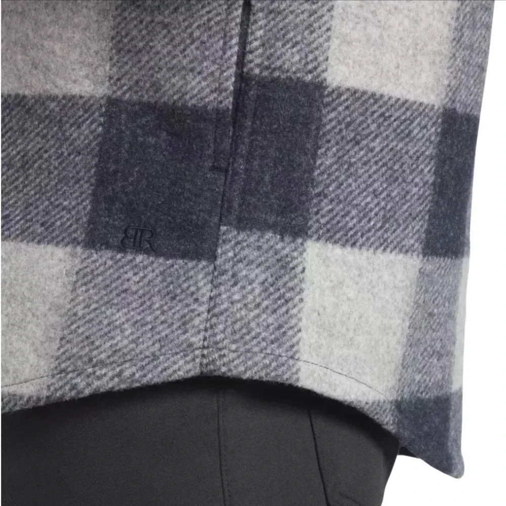 Banana Republic Heritage Blue Buffalo Check Lumberjack‎ Felted  Jacket L